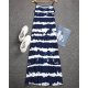 Glamorous Tie Dye Print Sleeveless Maxi Dress