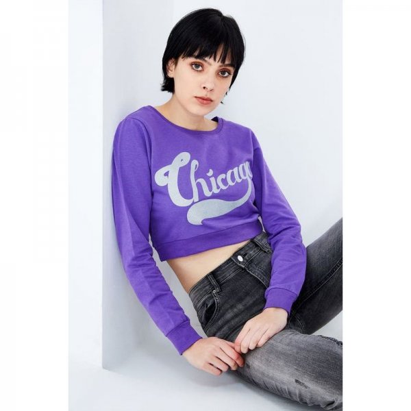 Purple Chicago Sweat