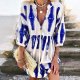 Blue Striped Tunic Dress