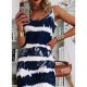 Glamorous Tie Dye Print Sleeveless Maxi Dress