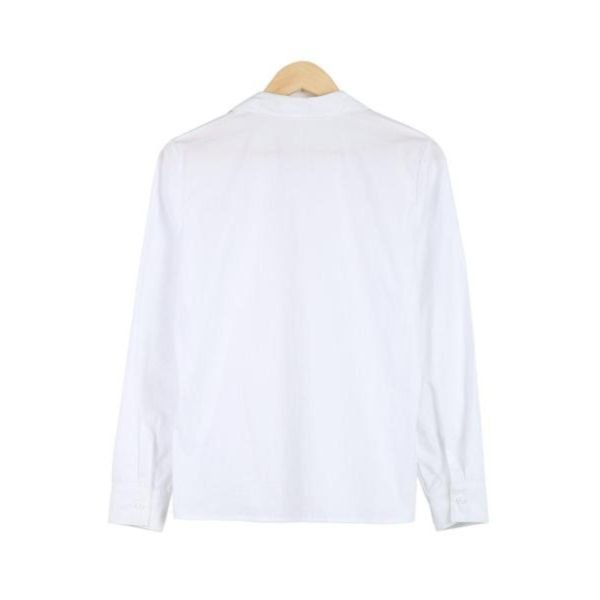 Classy White Long Sleeve Shirt