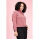 Rose Chennille Funnel Neck Jumper