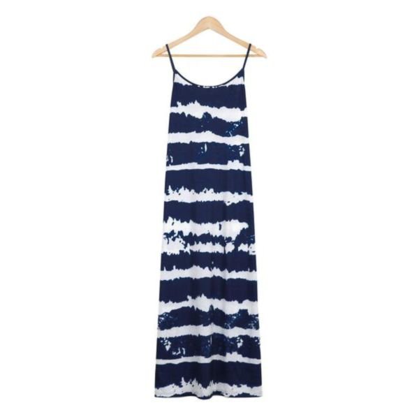 Glamorous Tie Dye Print Sleeveless Maxi Dress